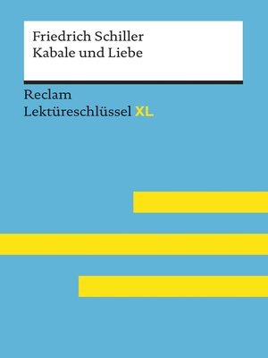 cover image of Kabale und Liebe von Friedrich Schiller